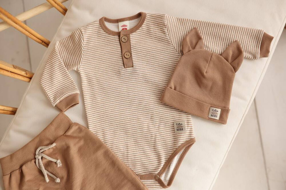 03244DRP "Giraffe" Body polo z długim rękawem Makoma