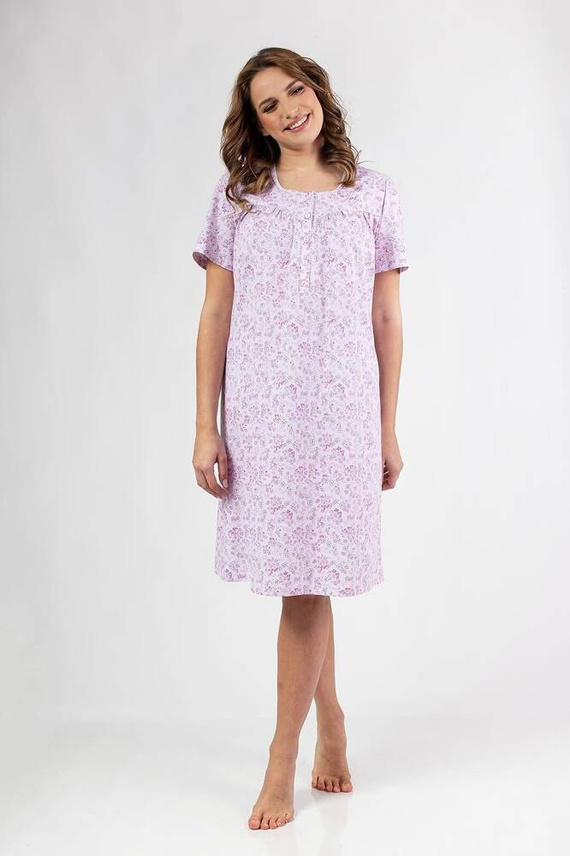 014 Koszula nocna Regina -różowy