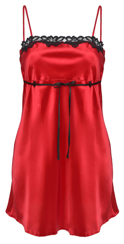 Kalia Halka satynowa koszulka damska DKaren - czerwony