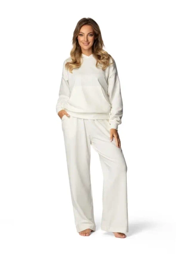 DK-K-B8 Dresowy komplet damski Dkaren - ecru