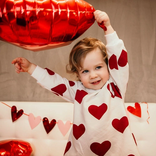 Love Sukienka z falbanką Eevi - biała