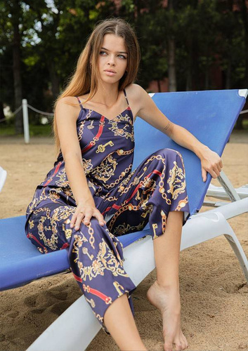 DK-KI Komplet Damski Piżama DKaren - 14 czarny