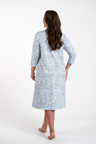 Antonia koszula nocna Italian Fashion - druk niebieski