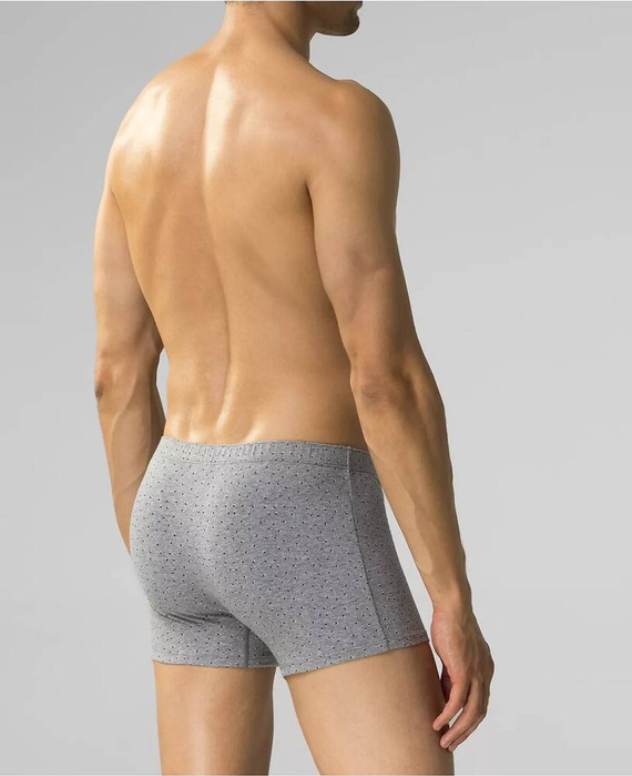 3MH-199  Bokserki męskie Atlantic - granatowy- niebieski szary