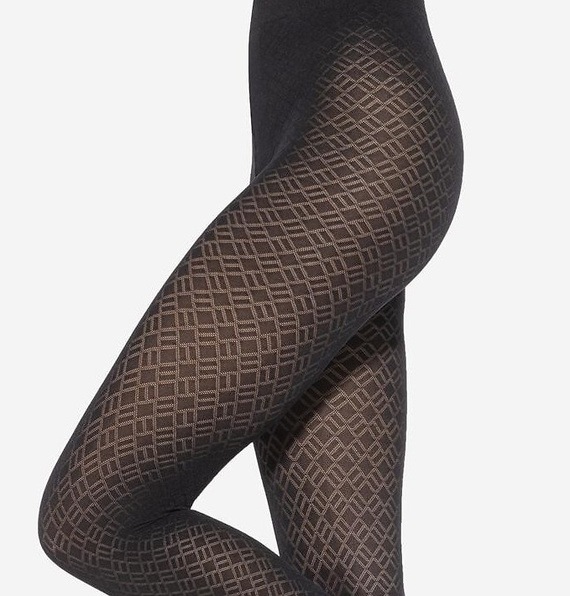 Loretta 157 Rajstopy damskie Gatta – matowe, 50 den, wzorzyste - nero 