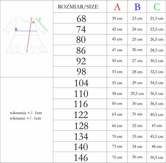 209167 Rosy Sukienka z długim rękawem Nicol