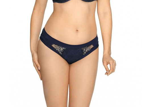 GFP 985 Susanna Figi Damskie Gaia granatowy kwiaty