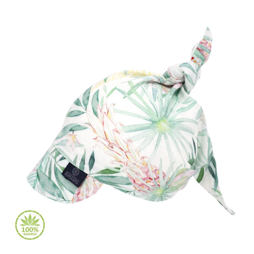 Chustka z daszkiem 100% Bamboo Tropical Vibes - Makaszka