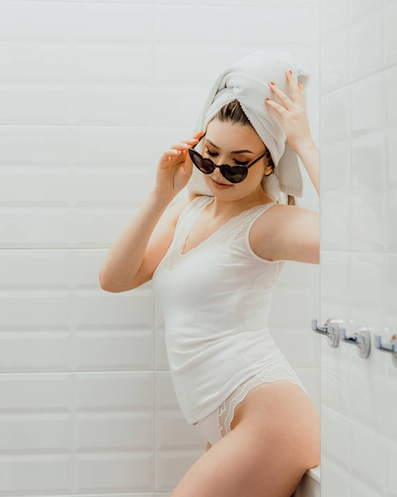 Valencja Figi Damskie Eldar -biały