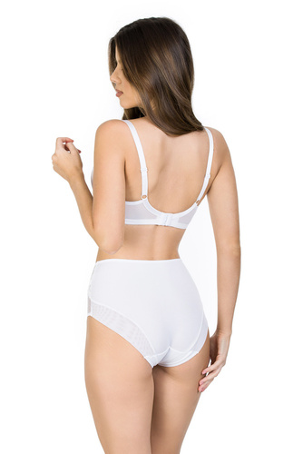 19057 Dots Figi damskie wysokie Mediolano biały 