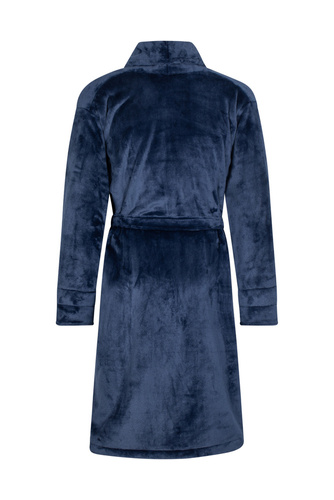 Elen Szlafrok damski polarowy ByShelly - granat