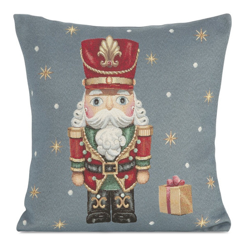 Chp 6081 Poszewka świąteczna gobelinowa Dziadek do orzechów Eurofirany popielaty