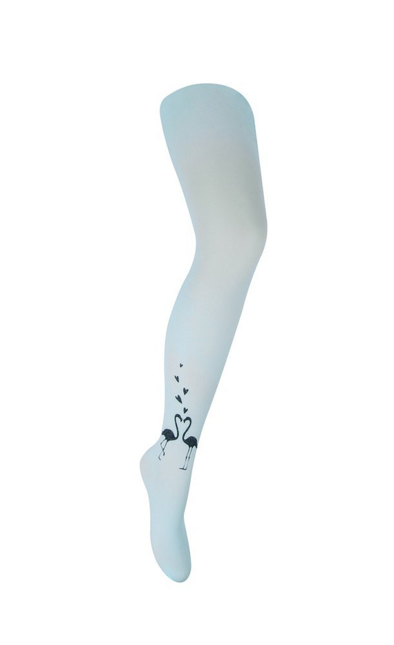 RA-77 Flamingi Rajstopy dziecięce 40 den YO! miętowy 