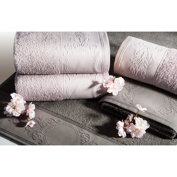 Ręcznik żakardowe "ANGIE" Eurofirany wrzosowy