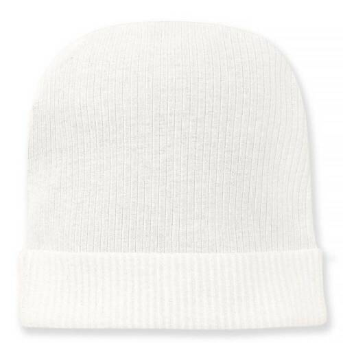 Lovely Day Czapka niemowlęca Pinokio - ecru prążek