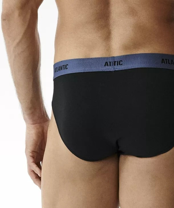 Slipy męskie Atlantic 6SMP-004 A6 multicolor– 6-pak, 95% bawełna, sportowy krój