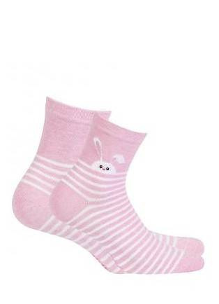 G84.01N Skarpety Damskie wzorowane  Gatta 269 pink