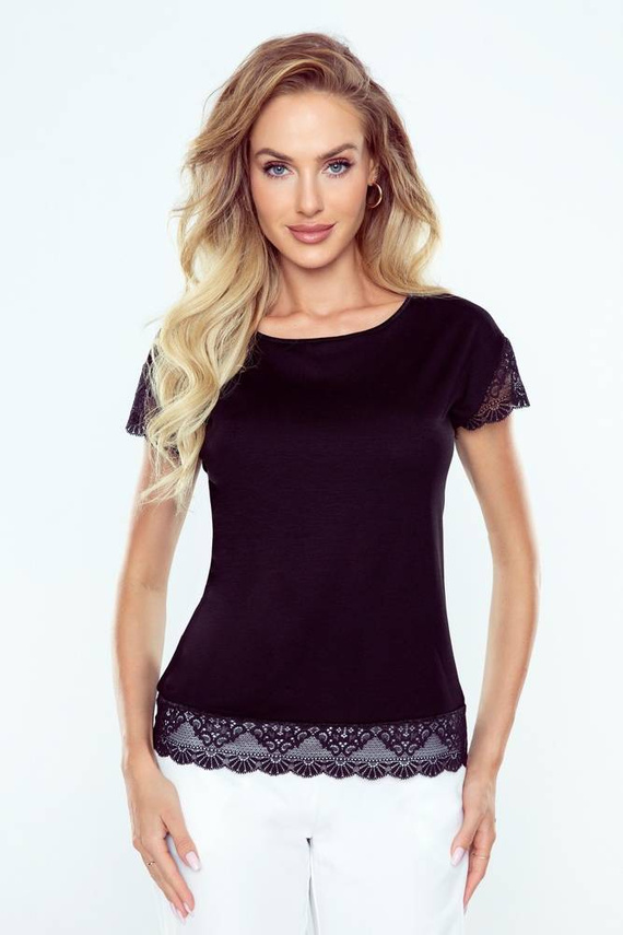 Suzette Bluzka damska Eldar -czarny