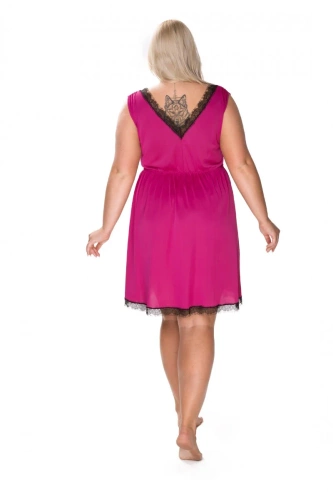 86604 Aveline koszula nocna Mewa fuksjowy