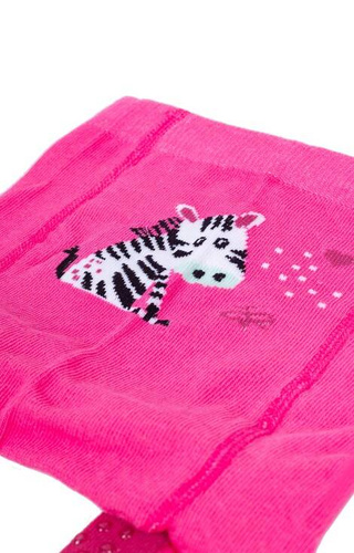 RAB-0025G Rajstopy do raczkowania mix kolor-dziewczynka