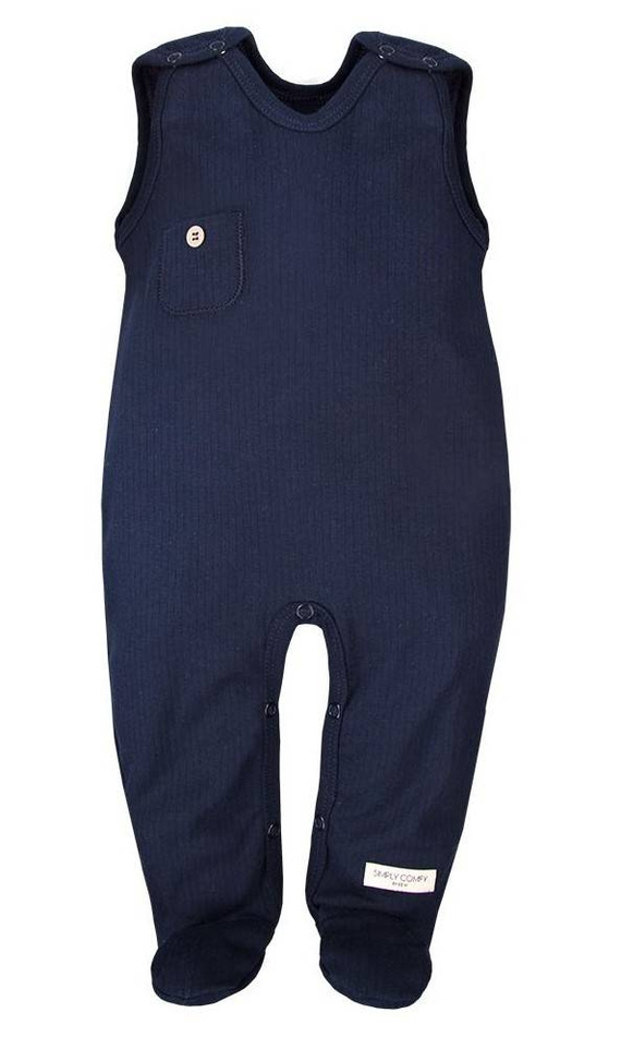 Śpiochy niemowlęce z kieszonką "Simply Comfy" Ewa Klucze - szary melanż