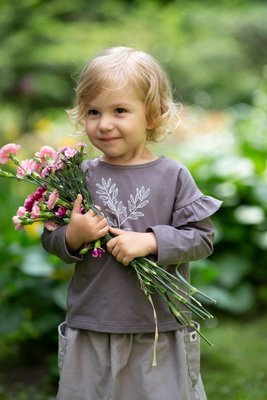 Julia Bluzka dla dziewczynki Pinokio - grafit