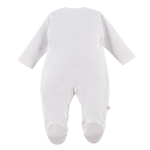 Daisy Pajac niemowlęcy z nadrukiem Eevi - biały