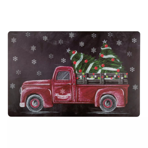 Christmas Car Podkładka na stół Spod Igły i Nitki – świąteczna mata pod talerze, dwustronna