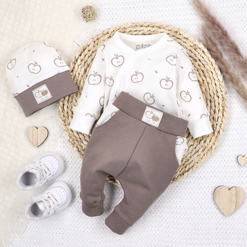 ABN-5304/CZE Happy Apples Spodnie dresowe z bawełny organicznej Nini 