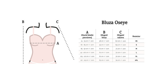 Oseye Bluza dresowa Dkaren - czekoladowy