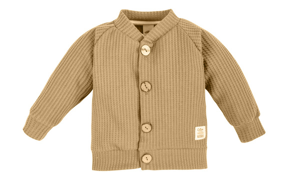 11249C "Natural Waffel" Bluza Makoma camel