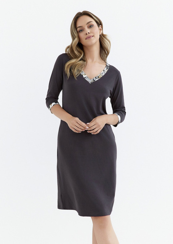 413 Koszula Nocna Cana - grafitowy