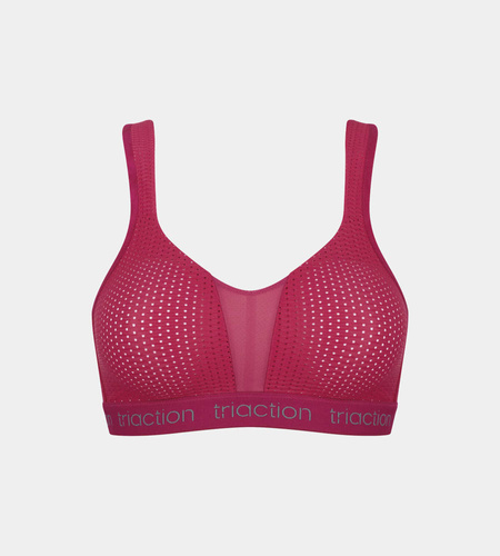 Biustonosz sportowy bez fiszbin Triaction energy lite - cerise
