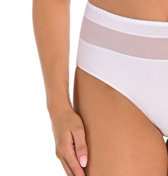 1126 Vera Figi z wysokim stanem Teyli - biały