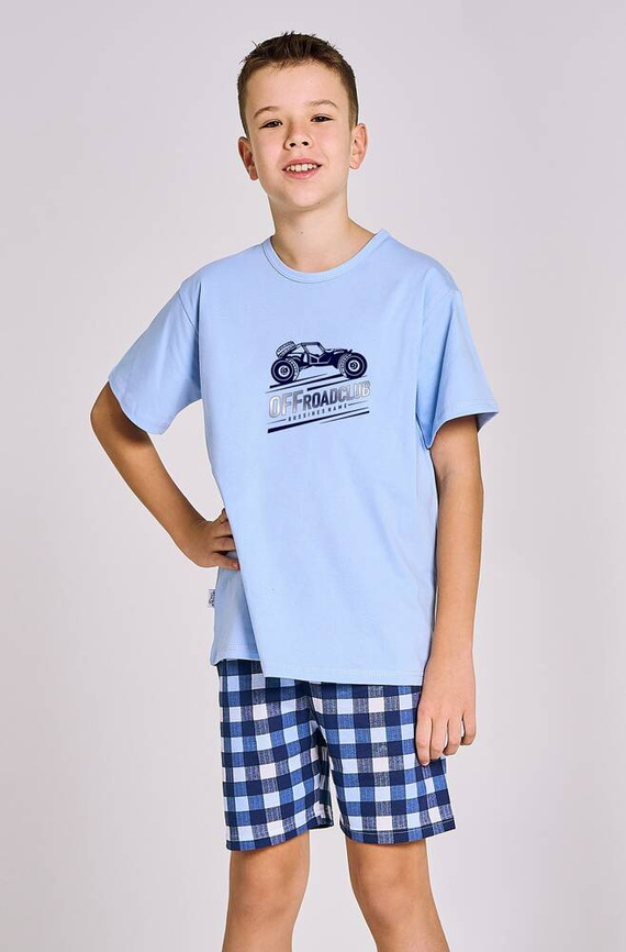 3196 Owen piżama chłopięca Taro - niebieski