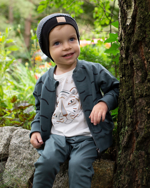 Le Tigre Legginsy niemowlęce Pinokio - zielony 