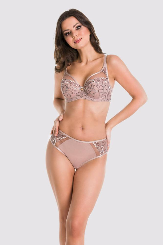 19178 Roma Plunge biustonosz miękki soft Mediolano beżowy 