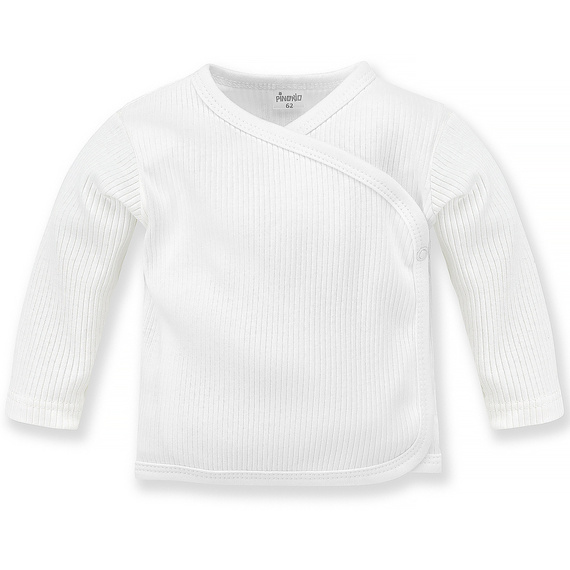 Lovely Day Kaftanik prążkowany Pinokio - biały