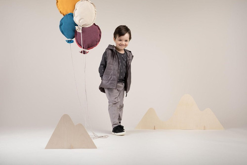 "Dreamer" Bezrękawnik z kapturem Pinokio - szary