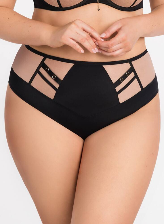 Gorsenia K 886 Tesora Figi damskie beżowy 