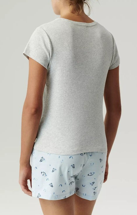 NLP-490/01 Piżama Damska  Atlantic- niebieski 