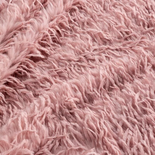 Adore Koc narzuta włochacz futrzak Eurofirany pudrowy