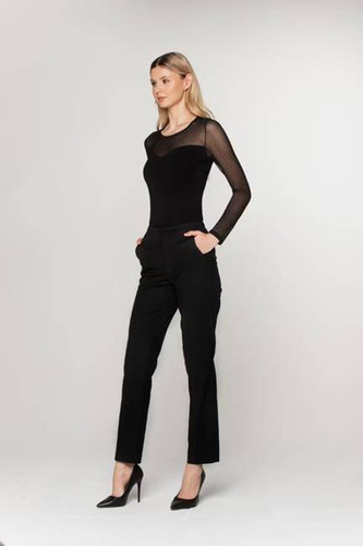 Cindy body długi rękaw Babell - czarny