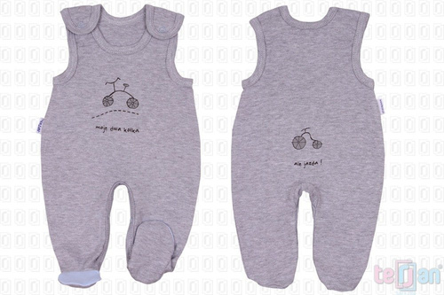 Śpioch bawełniany "BIKE" zielony Terjan