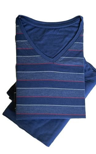 139/47 Męska piżama Cornette Various | Bawełna, długi rękaw, pakowana w pudełko