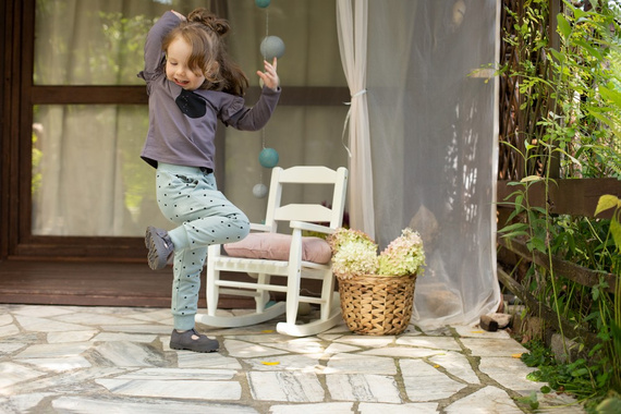 Tres Bien Bluzka z nadrukiem Pinokio - grafit