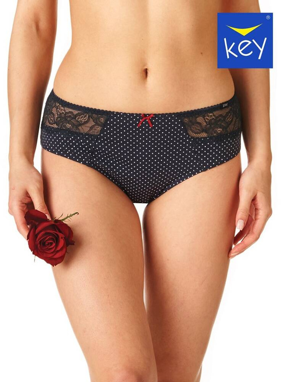 LPC 612 A'2 Figi damskie 2-pak Key grafitowy bordowy