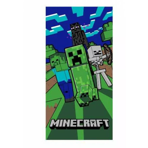 Minecraft Ręcznik plażowy Setino zielony 