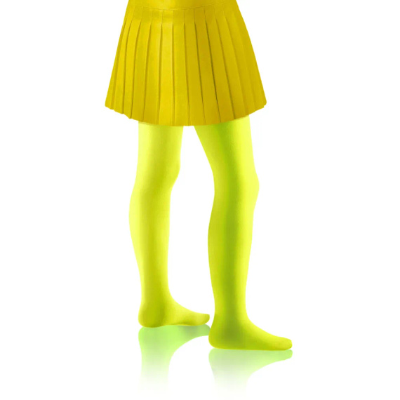 Claudia Rajstopy Dziewczęce kryjące 40 den Sesto Senso- neon yellow