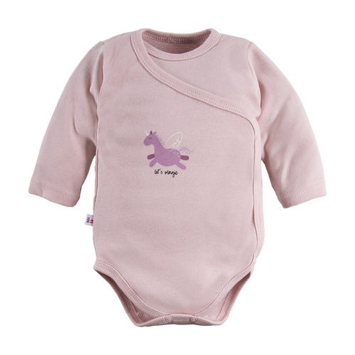 Animals Body rozpinane z długim rękawem Eevi - różowy